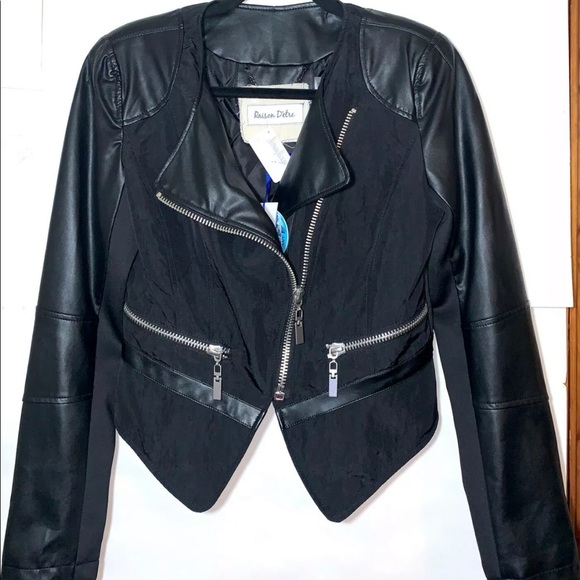 BNWT Raison D’etre weatherproof Moto zip jacket - Picture 1 of 9